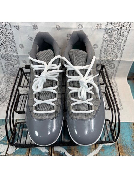 Nike Air Jordan 11 Retro Low TD Football Cleats Cool Wolf Grey AO1560-003 Men 12 main image 4